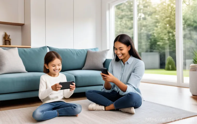 스마트 방범 장치의 종류와 비교 - **Prompt 1: Family Peace of Mind with Integrated Smart Security**